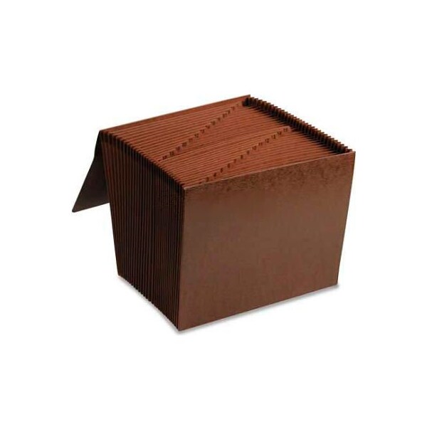 Smead Smead 1-31 Accordion Expanding Files, 31 Pocket, Letter, Leather-Like Redrope 70367 - main
